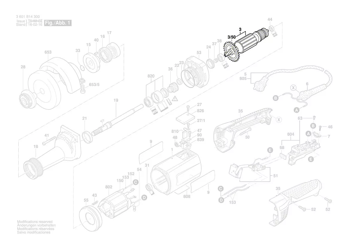 Induit BOSCH réf. 1 619 P13 611